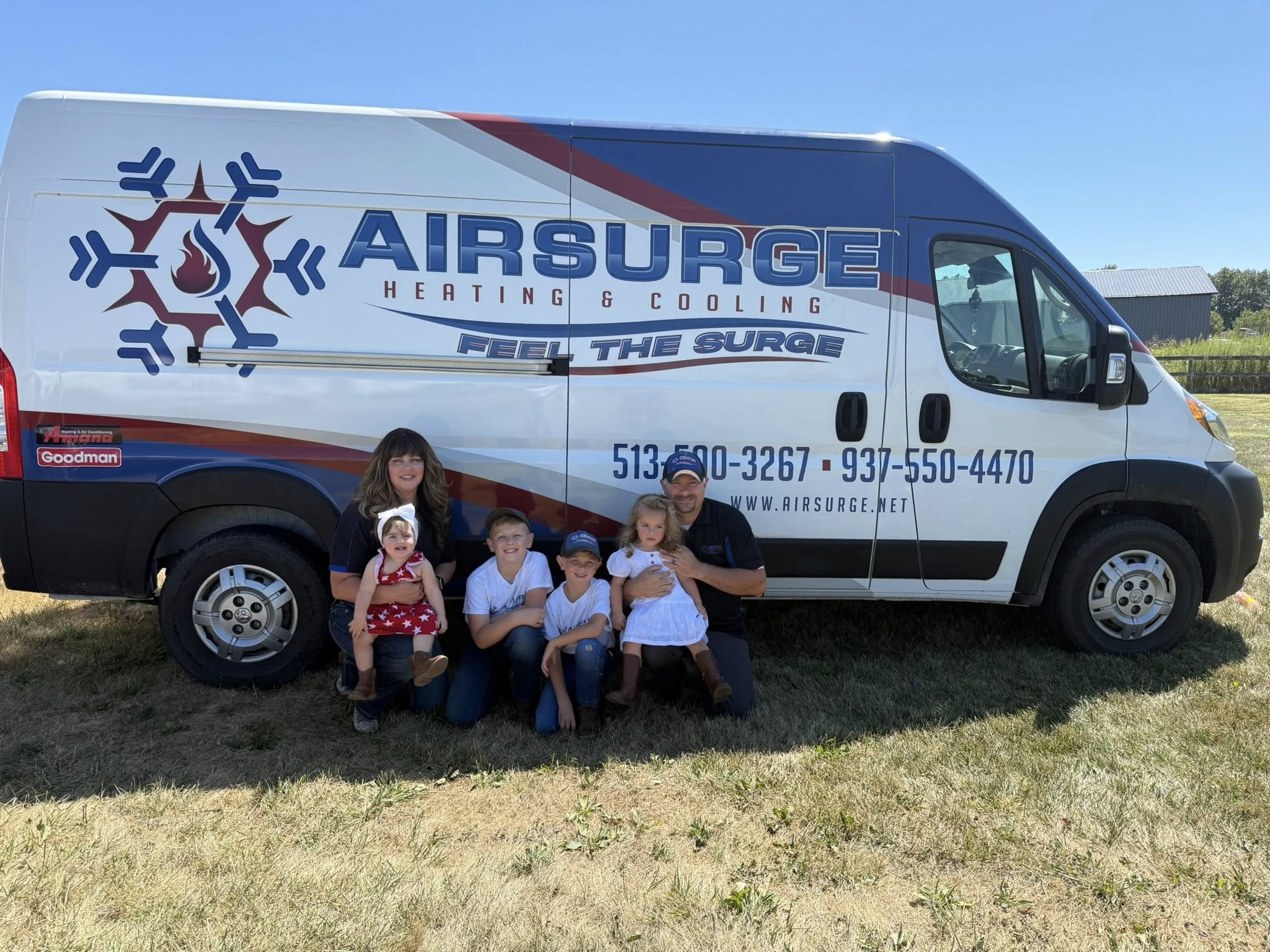 Air Surge Heating & Cooling HVAC service portfolio